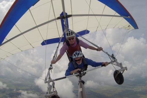 Seniors Go Hang Gliding